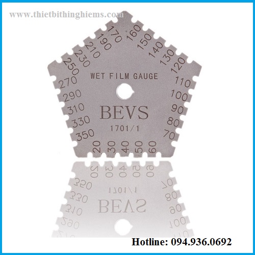 Thước đo độ dày sơn ướt hãng BEVS 1701/1 Thước đo độ dày sơn ướt hãng BEVS 1701/1