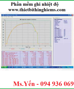 Phần mềm ghi nhiệt độ hãng Biuged