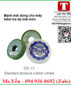 Bánh mài CS17 kiểm tra độ mài mòn