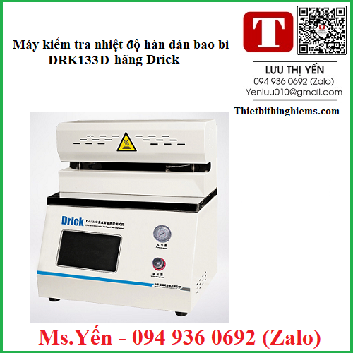 Máy nhiệt hàn dán bao bì DRK133D hãng Drick Máy nhiệt hàn dán bao bì DRK133D hãng Drick
