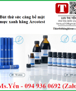 Bút thử sức căng bề mặt mực xanh hãng Arcotest