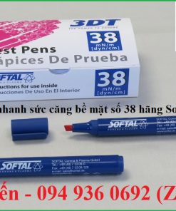 Bút test nhanh sức căng bề mặt 38 Dyne hãng Softal