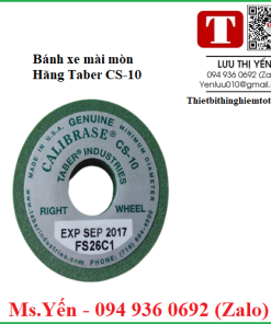 Bánh xe mài mòn Taber CS-10