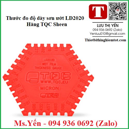 Thước đo độ dày sơn ướt hãng TQC Sheen LD2020