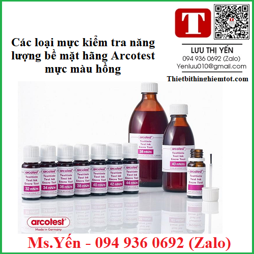 Các loại mực kiểm tra năng lượng bề mặt hãng Arcotest
