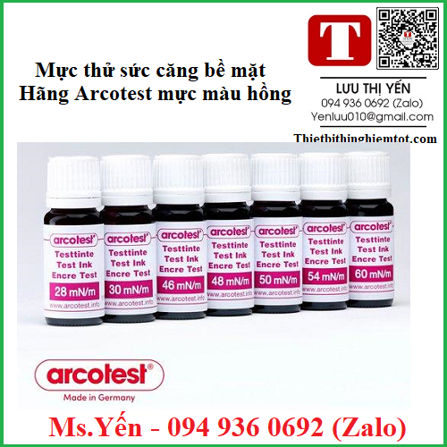 Mực thử sức căng bề mặt hãng arcotest