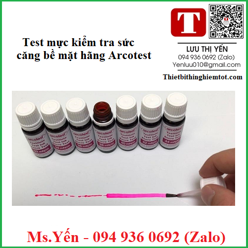 Test mực thử sức căng bề mặt hãng Arcotest