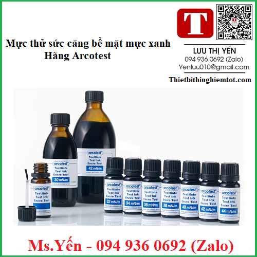 Mực thử sức căng bề mặt mực xanh hãng Arcotest