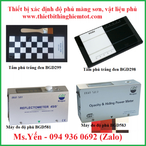 Thiết bị xác định độ phủ màng sơn vật liệu phủ Thiết bị xác định độ phủ màng sơn vật liệu phủ