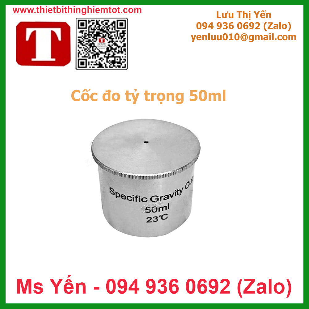 Cốc kiểm tra tỷ trọng 50ml
