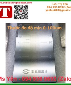 Thước kiểm tra độ mịn 0-100um QHQ