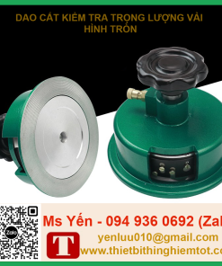 Alternative view of Dao cắt vải hình tròn kiểm tra trọng lượng vải