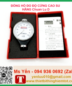 Alternative view of Đồng hồ đo độ cứng cao su Type D hãng Chuan Lu