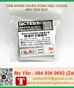 Alternative view of Tấm nhôm chuẩn 50x50mm hiệu chuẩn máy bắn bục