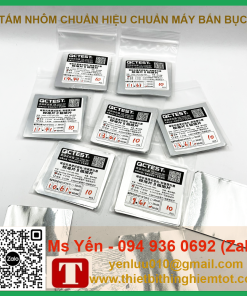 Alternative view of Tấm nhôm chuẩn 60x60mm hiệu chuẩn máy bắn bục