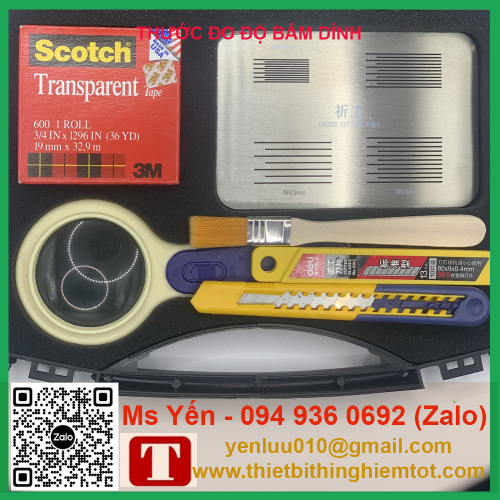Bộ dao cắt bám dính dạng thước